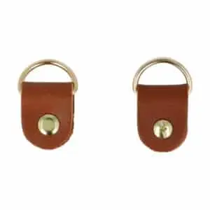 Befestigungshalter für den Riemen (zum Verschrauben) - Hellbraun