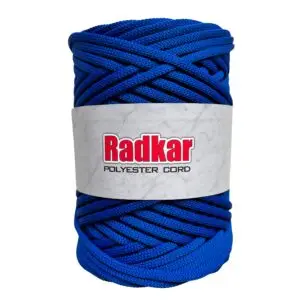 Flache Polyester Kordel 5mm 100m - Kornblume (15)