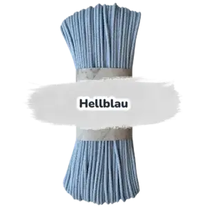 Nähkordel 5mm - Polyesterkern -100 m - starr sewing cord - Hellblau