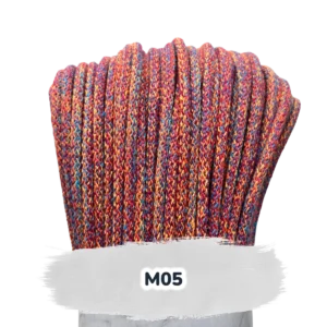 Multicolor Nähkordel 5mm - Polyesterkern -100 m - starr sewing cord - M05