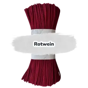 Nähkordel 5mm - Polyesterkern -100 m - starr sewing cord - Rotwein