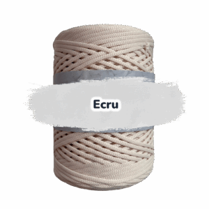 Flache Polyester Kordel 2mm 250m - Ecru (27)