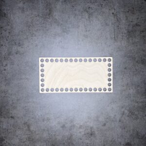 Sperrholzsockel - Rechteck - 21x10cm